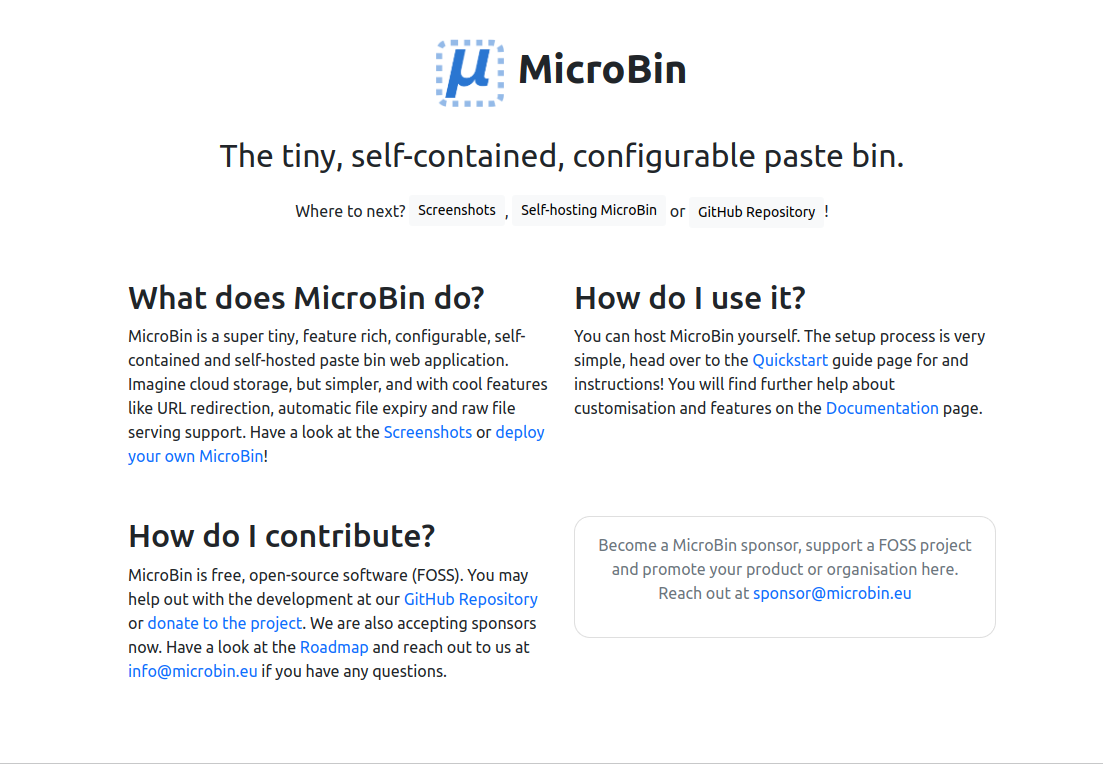 在Ubuntu上安装和配置MicroBin教程